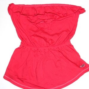 Super Cute Strapless Hollister Summer Shirt